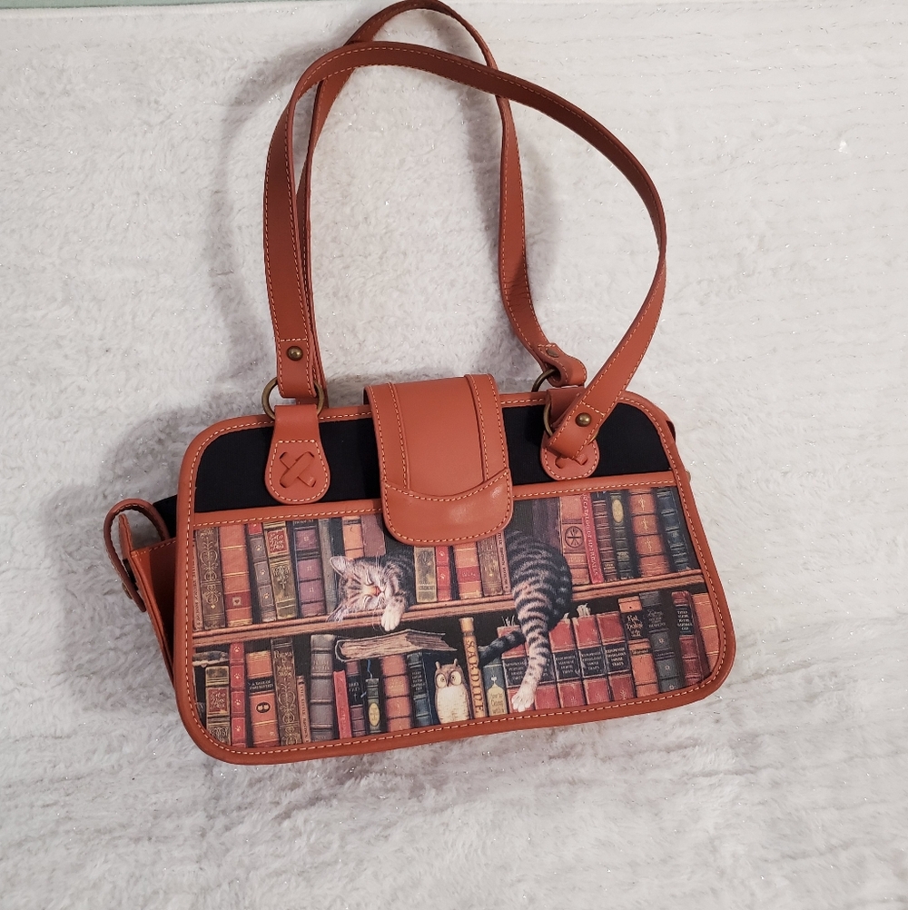 Stylish Tan and Black Women's Bag